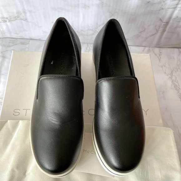 Stella McCartney Binx Logo Platform Slip On SneakerBlack EU 38 US 8 $525 - Picture 4 of 7